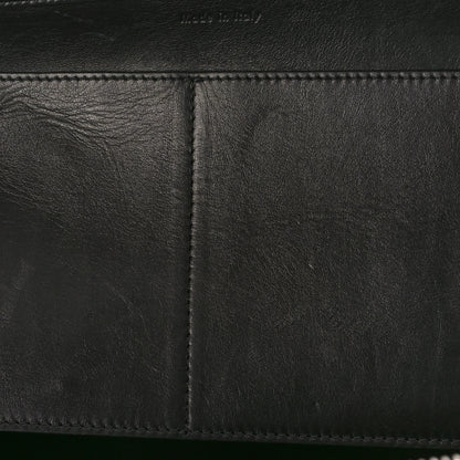 Celine Supple Natural Calfskin Medium Tri-Fold Bag Black 9 of 10