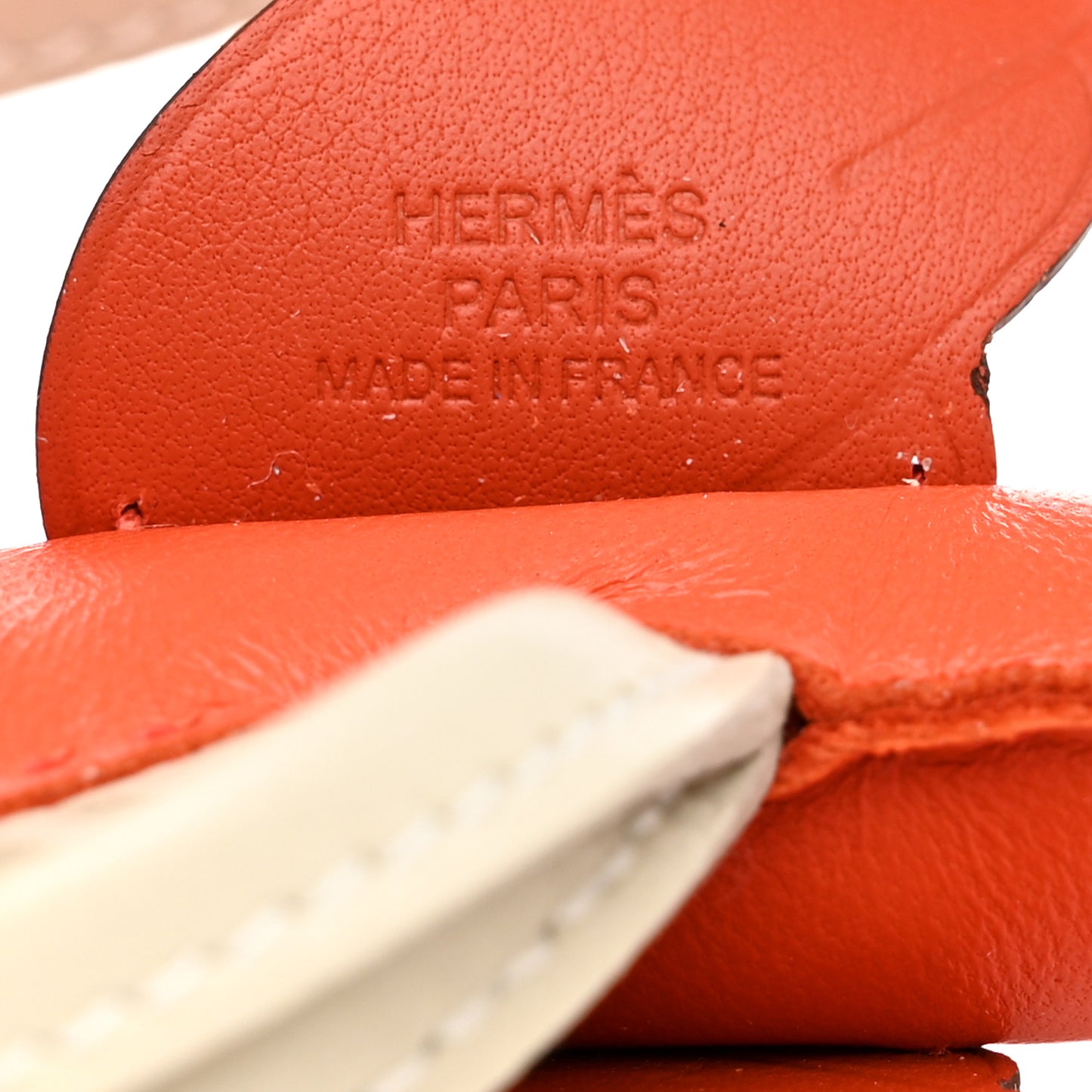 Milo Lambskin Grigri Rodeo Pegase Horse Bag Charm PM Orange Poppy Craie Terre Battue
