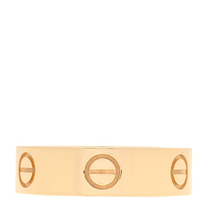 Cartier 18K Yellow Gold 5.5mm LOVE Ring 55 7.25 1 of 5