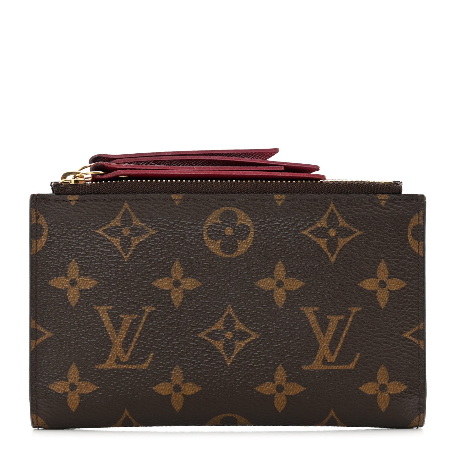 Monogram Adele Compact Wallet Fuchsia