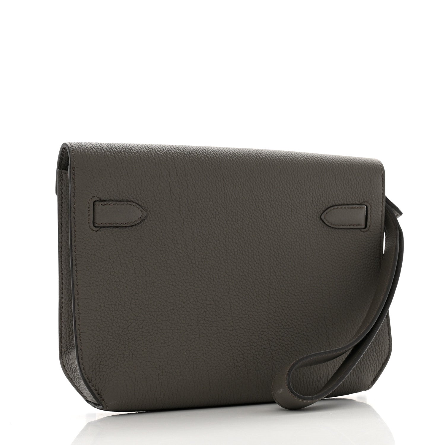 Hermes Togo Kelly Depeches 25 Pouch Etain 3 of 9