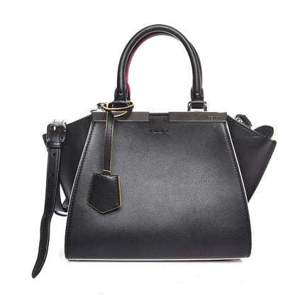 Fendi Vitello Dolce Mini 3Jours Tote Black 1 of 8