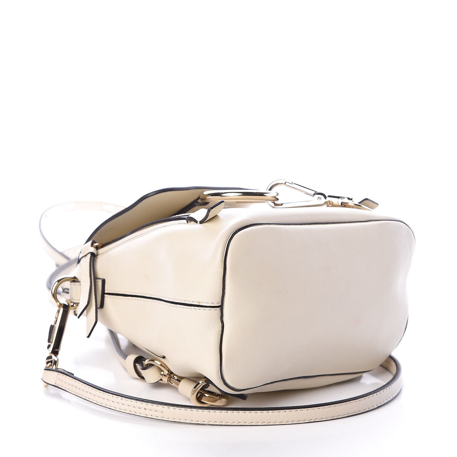 Chloe Suede Calfskin Mini Faye Backpack Off White 4 of 10