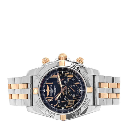 Breitling Stainless Steel 18K Yellow Gold 44mm Chronomat Automatic Watch Black IB0110 2 of 5
