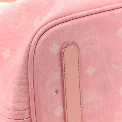 MCM Visetos Medium Liz Reversible Shopper Tote Pink 26 of 29