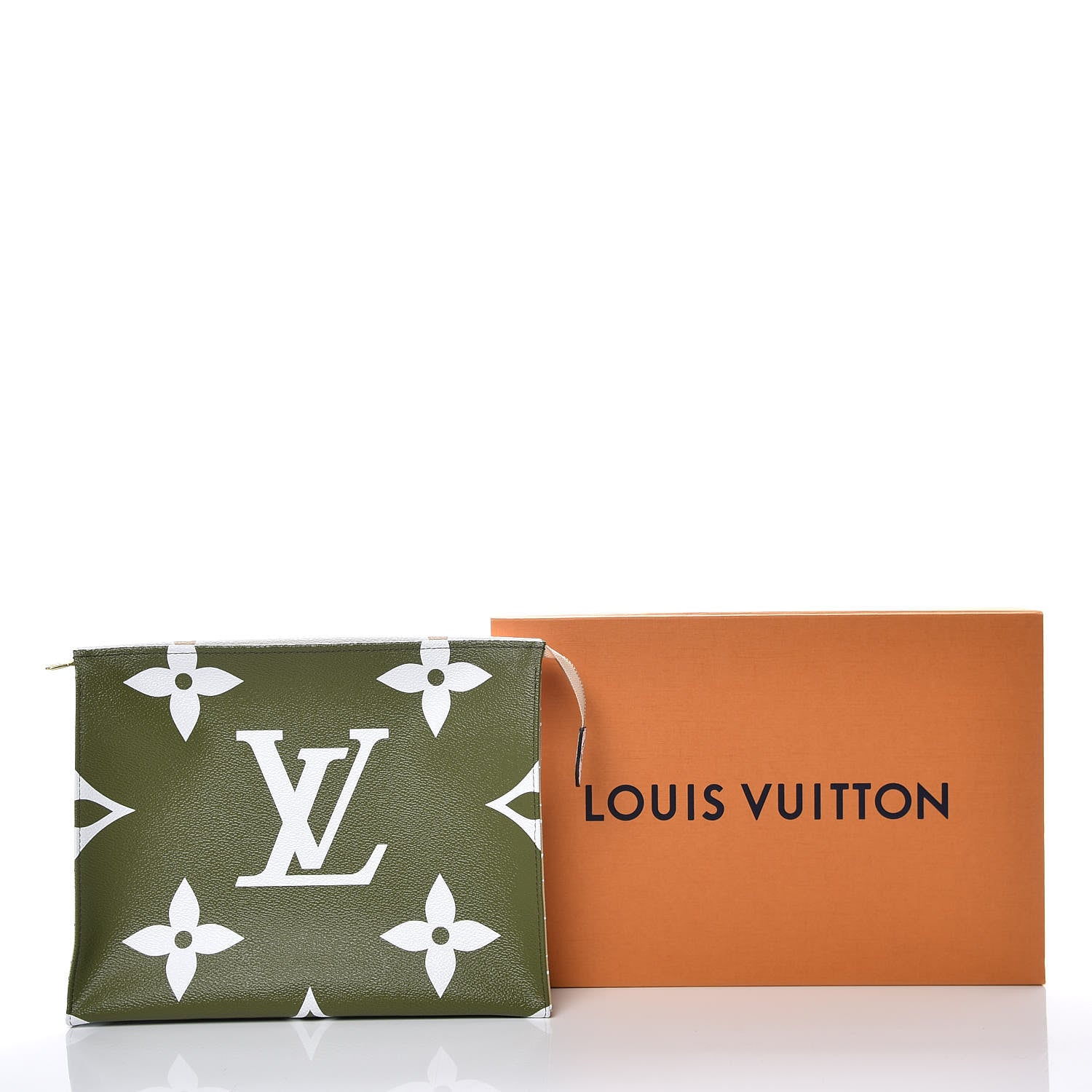 Louis Vuitton Monogram Giant Toiletry Pouch 26 Kaki 10 of 10