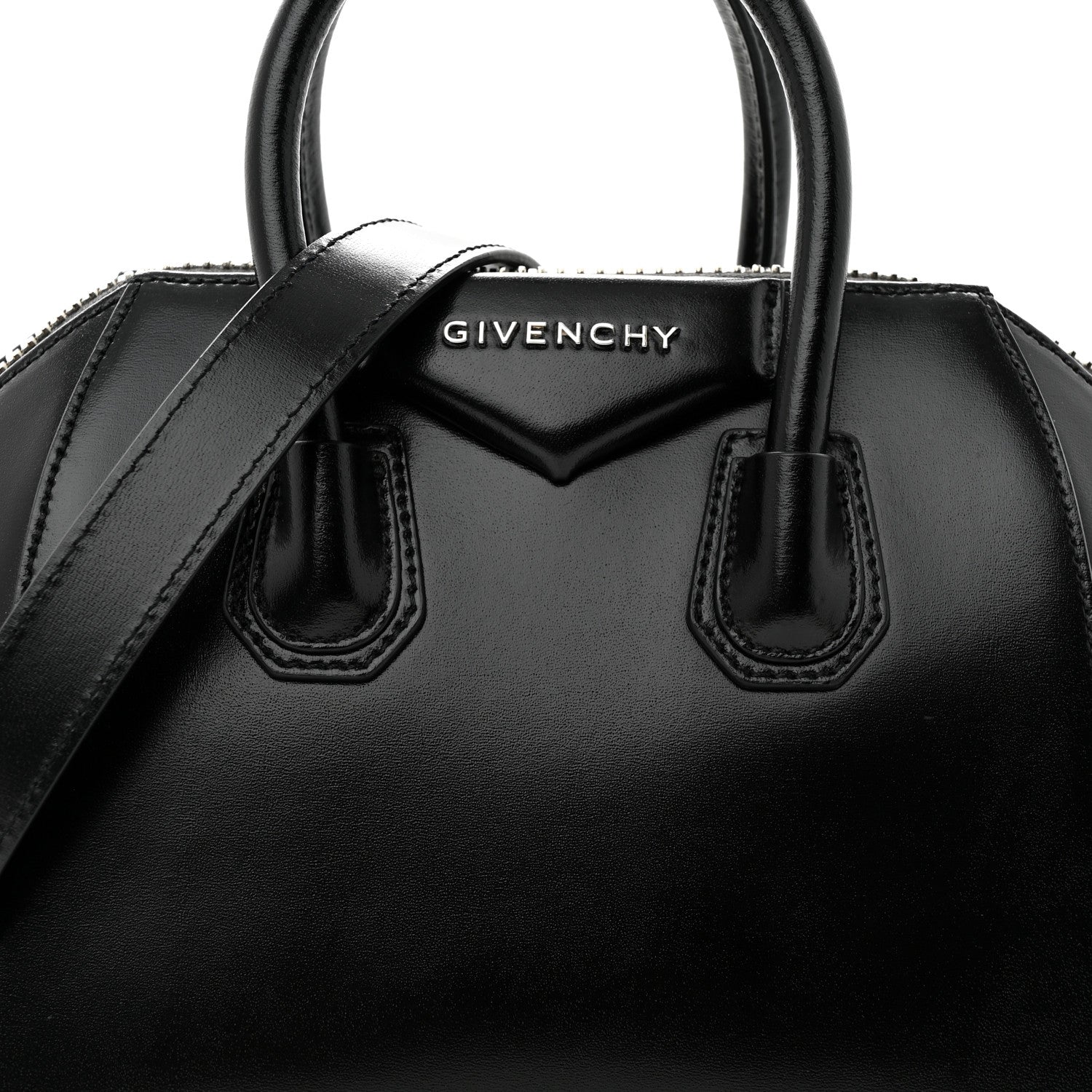 Givenchy Shiny Lord Calfskin Mini Antigona Black 8 of 12