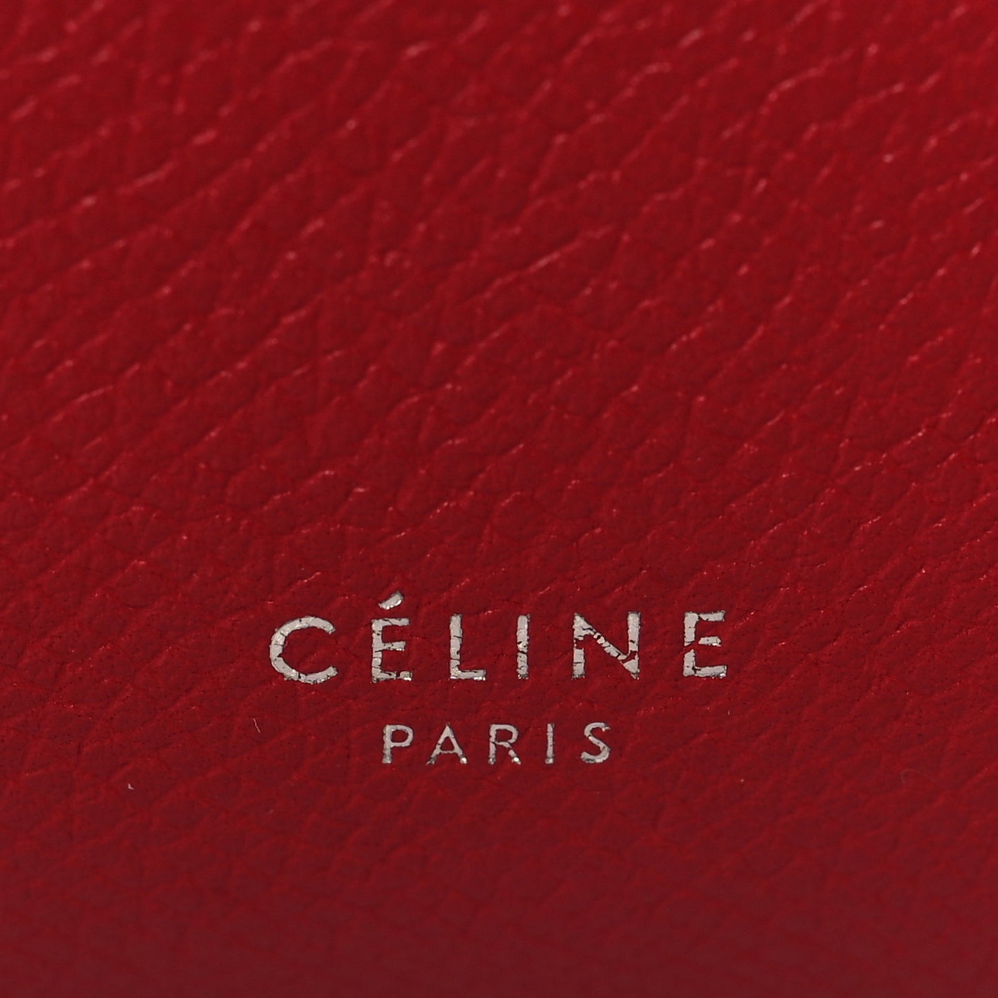 Baby Grained Calfskin Micro Belt Bag Coquelicot