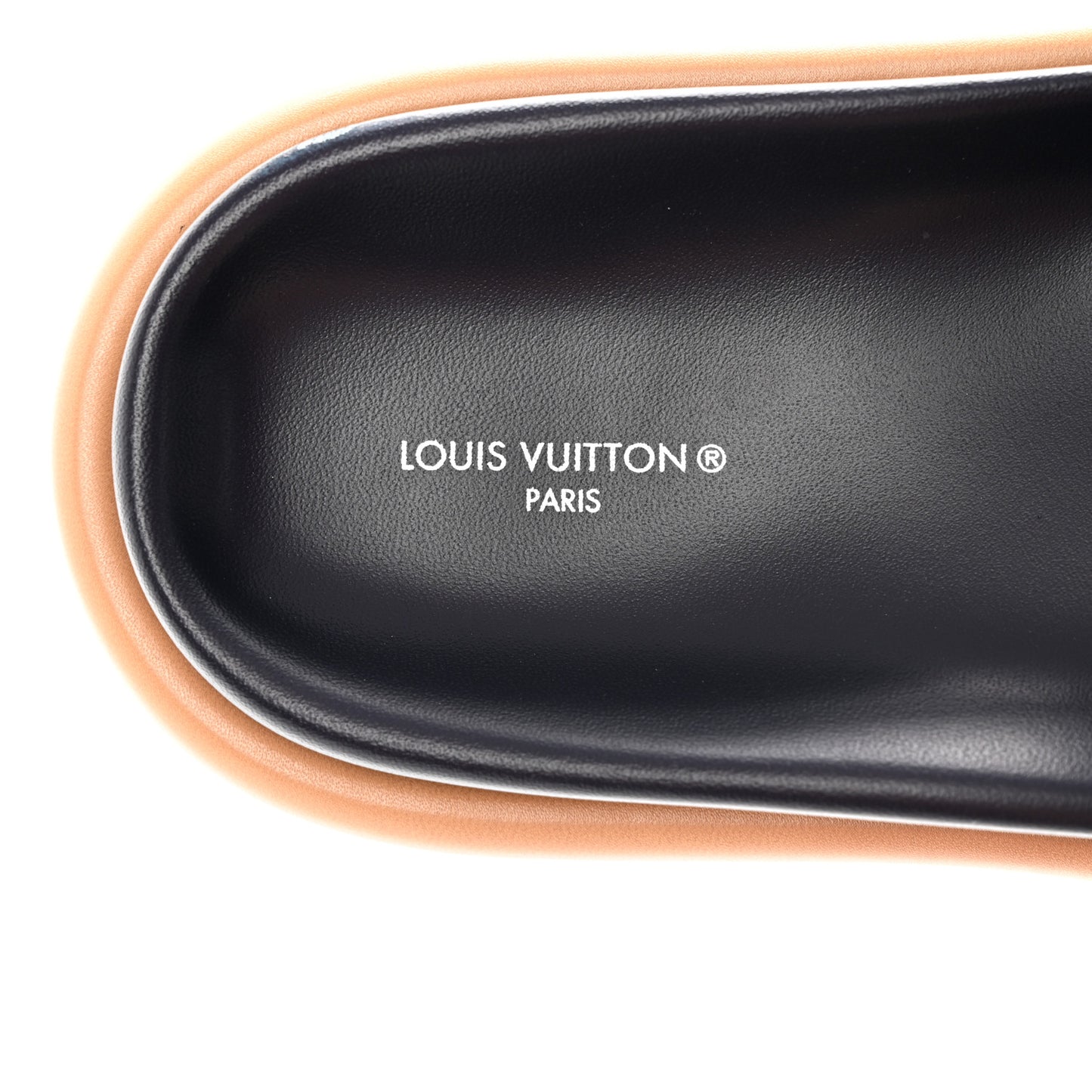Nylon Monogram Womens Pool Pillow Comfort Mules 41 Navy Blue