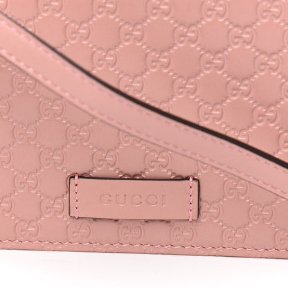 Gucci Microguccissima Crossbody Wallet Soft Pink 9 of 10