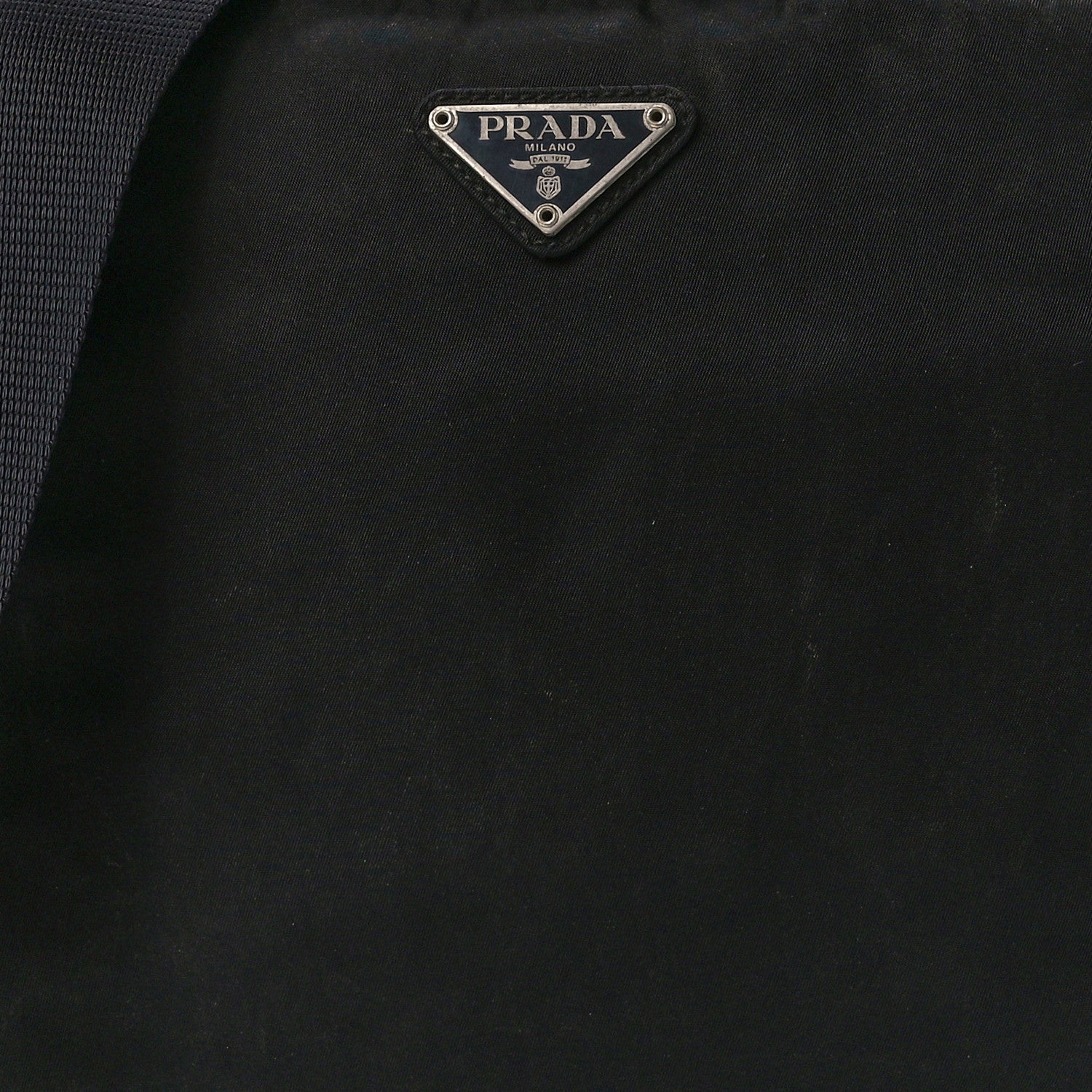 Prada Tessuto Nylon Flat Messenger Bag Black 8 of 11