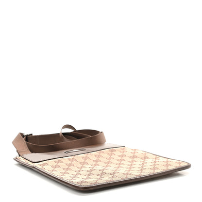Gucci Monogram Messenger Crossbody Bag Dark Brown 3 of 9