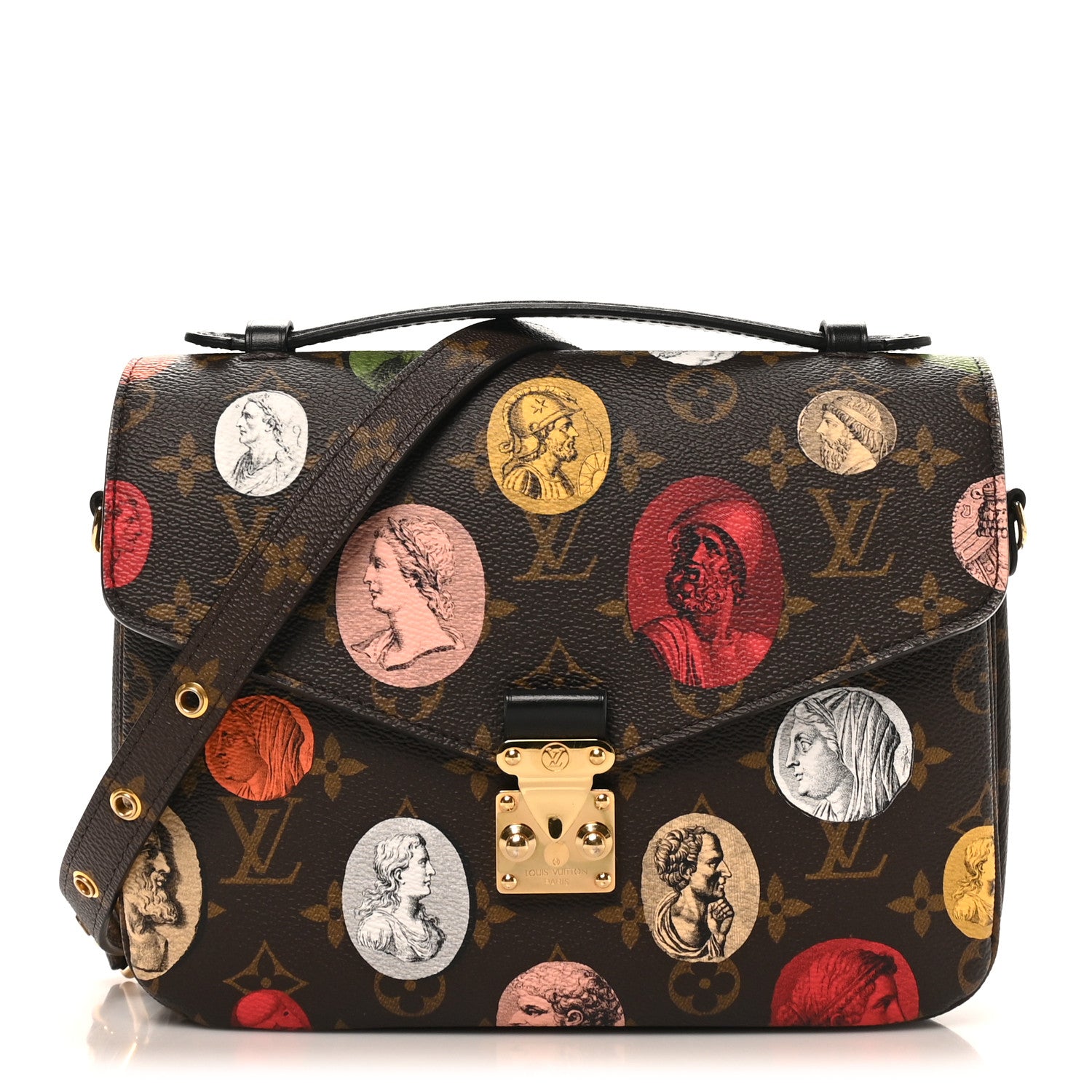 Louis Vuitton X FORNASETTI Monogram Cameo Pochette Metis 1 of 9