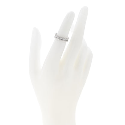 Van Cleef & Arpels Platinum Diamond Estelle Wedding Band Ring 46 3.75 2 of 5
