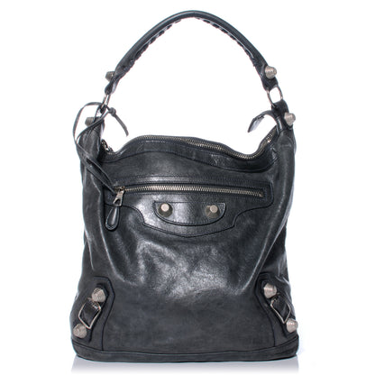 Balenciaga Agneau Giant 21 Silver Hardware Day Hobo Anthracite 1 of 9