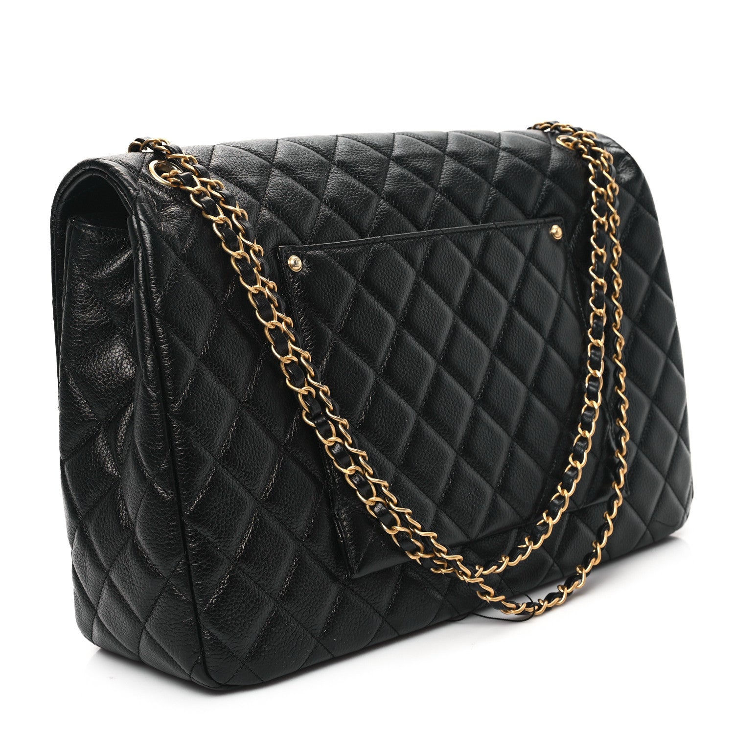 Chanel Caviar Quilted XXL Travel Flap Bag Black 3 of 11