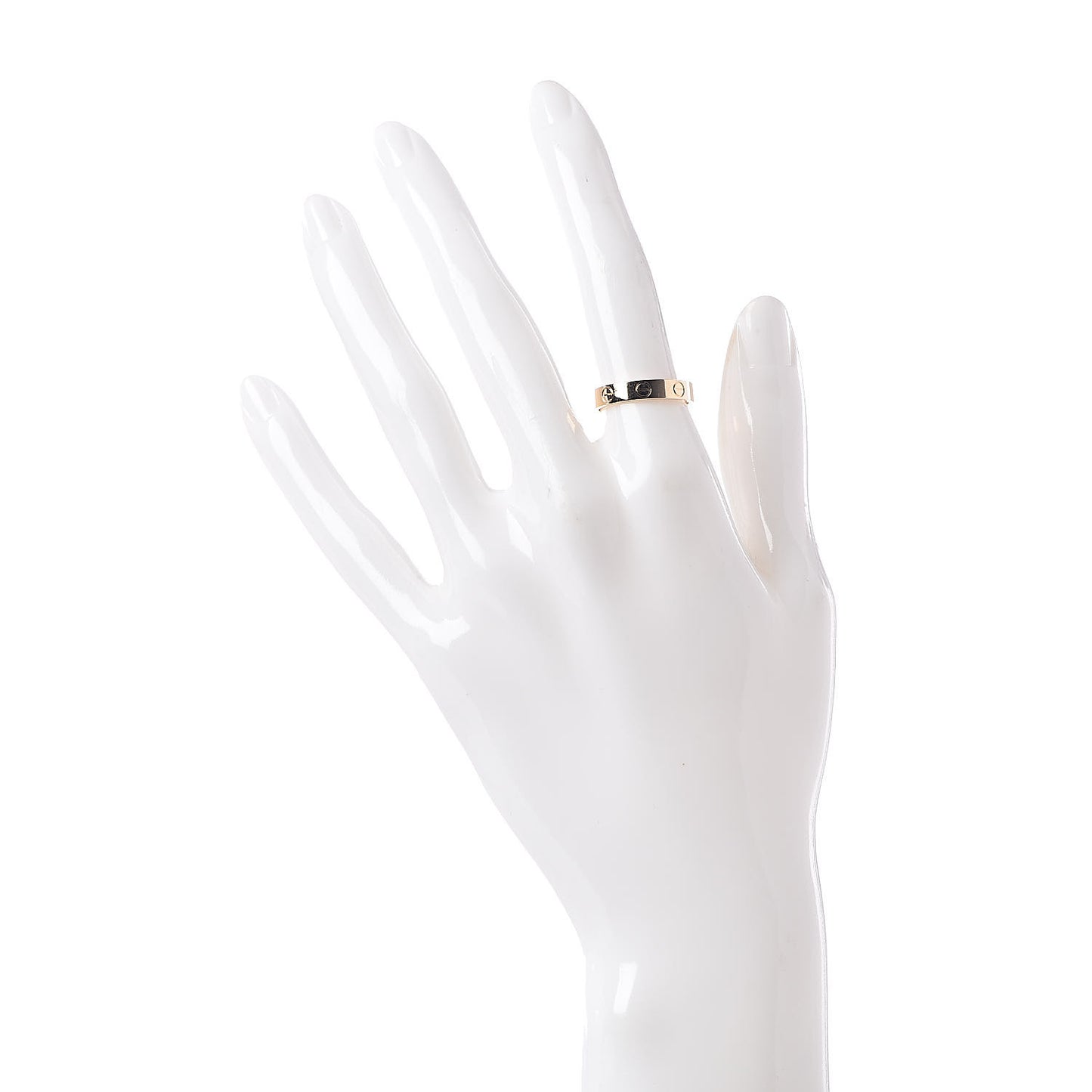 18K Yellow Gold 3.5mm LOVE Wedding Band Ring 51 5.75