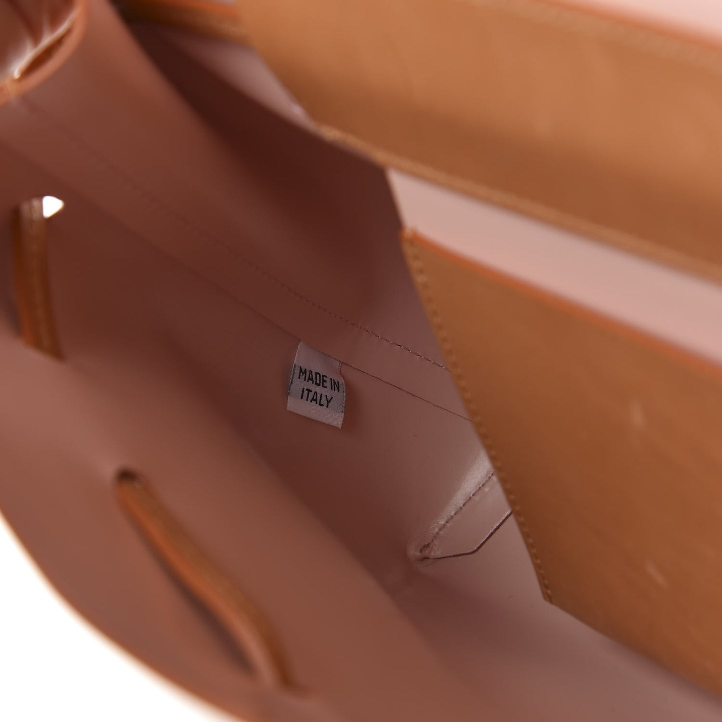 Calfskin Mini Lady Bag Cammello Rosa