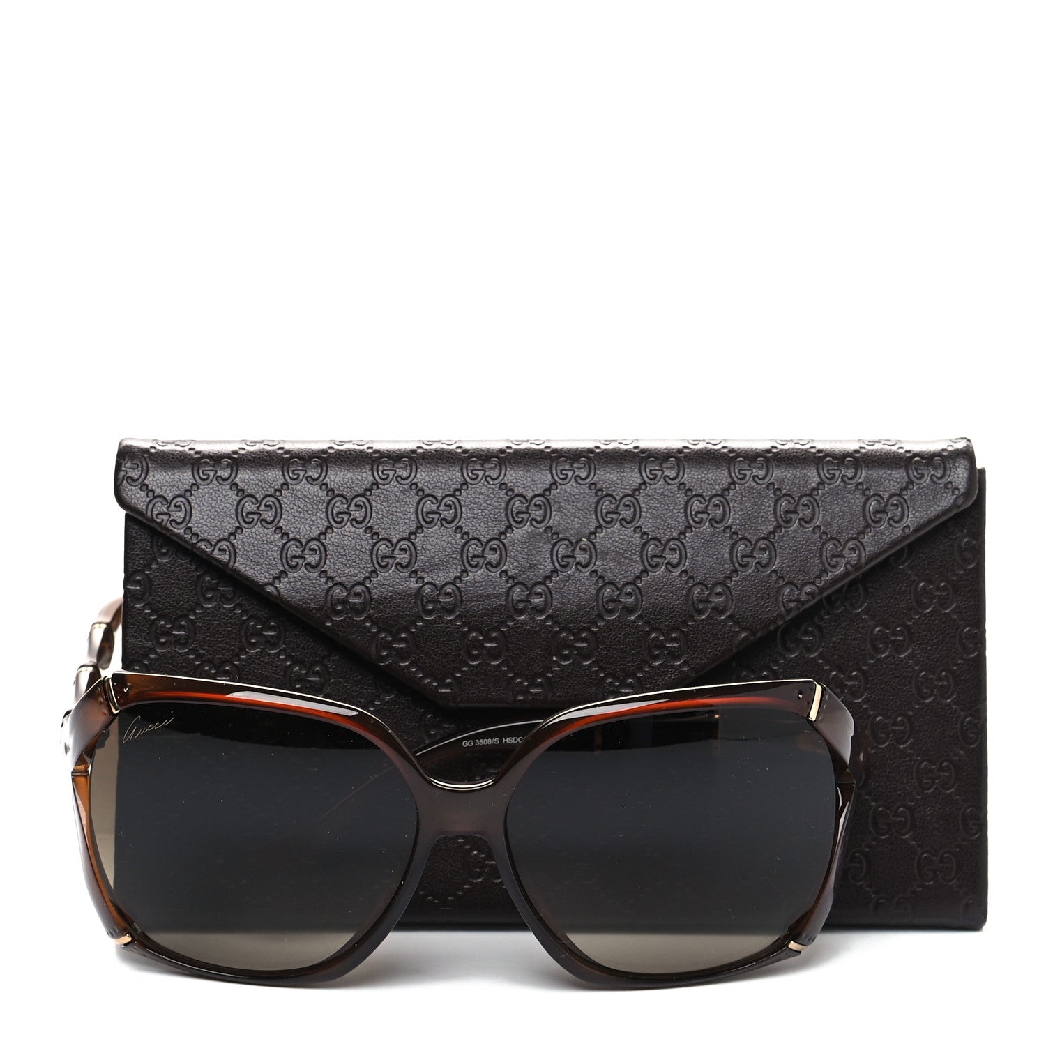 Gucci Bamboo Effect Sunglasses GG 3508/S Brown 8 of 8
