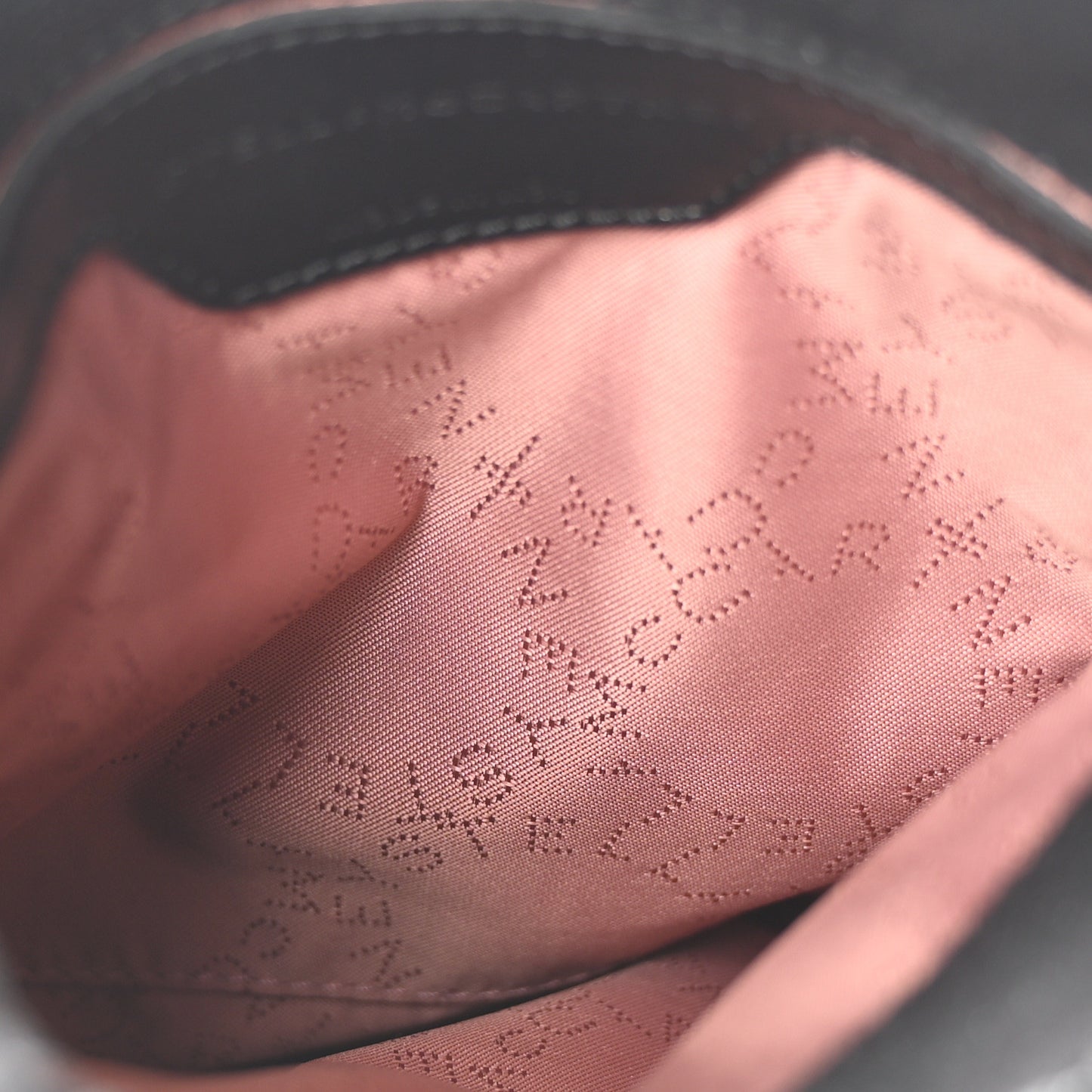 Shaggy Deer Falabella Tassel Flat Crossbody Black