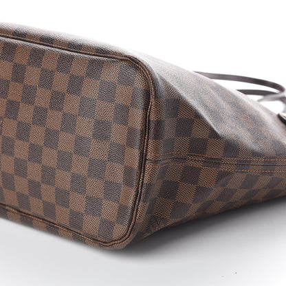 Louis Vuitton Damier Ebene Neo Neverfull MM Rose Ballerine 10 of 10