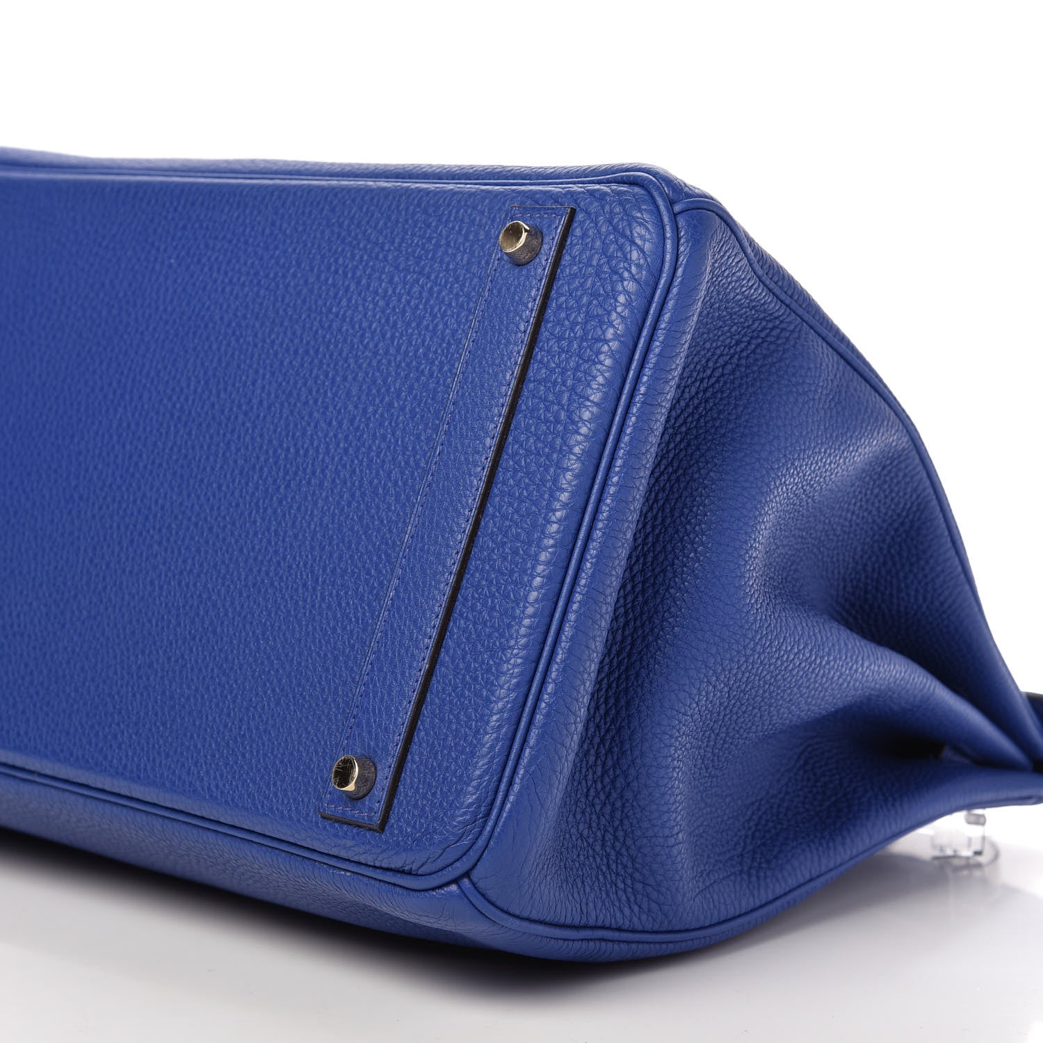 Hermes Togo Birkin 40 Bleu Electrique 7 of 9