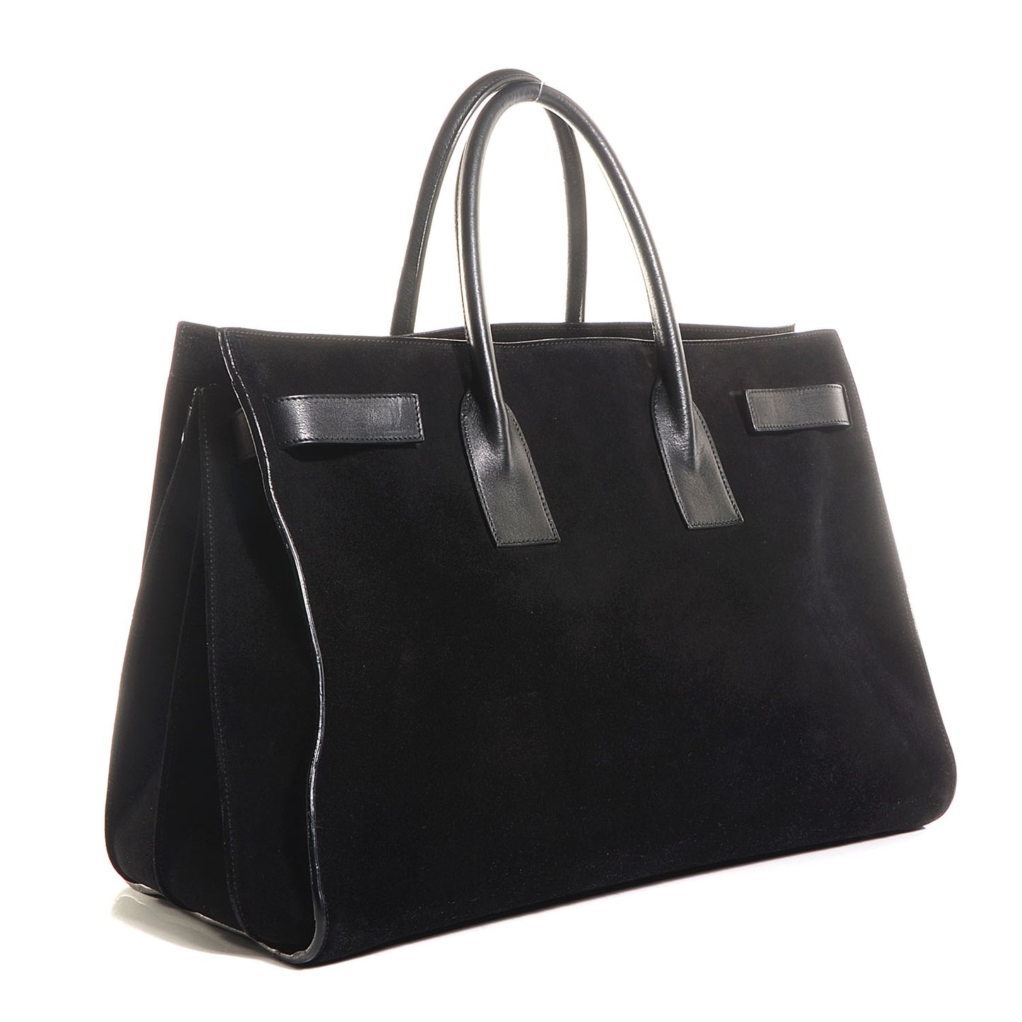 Suede Large Sac de Jour Carryall Black