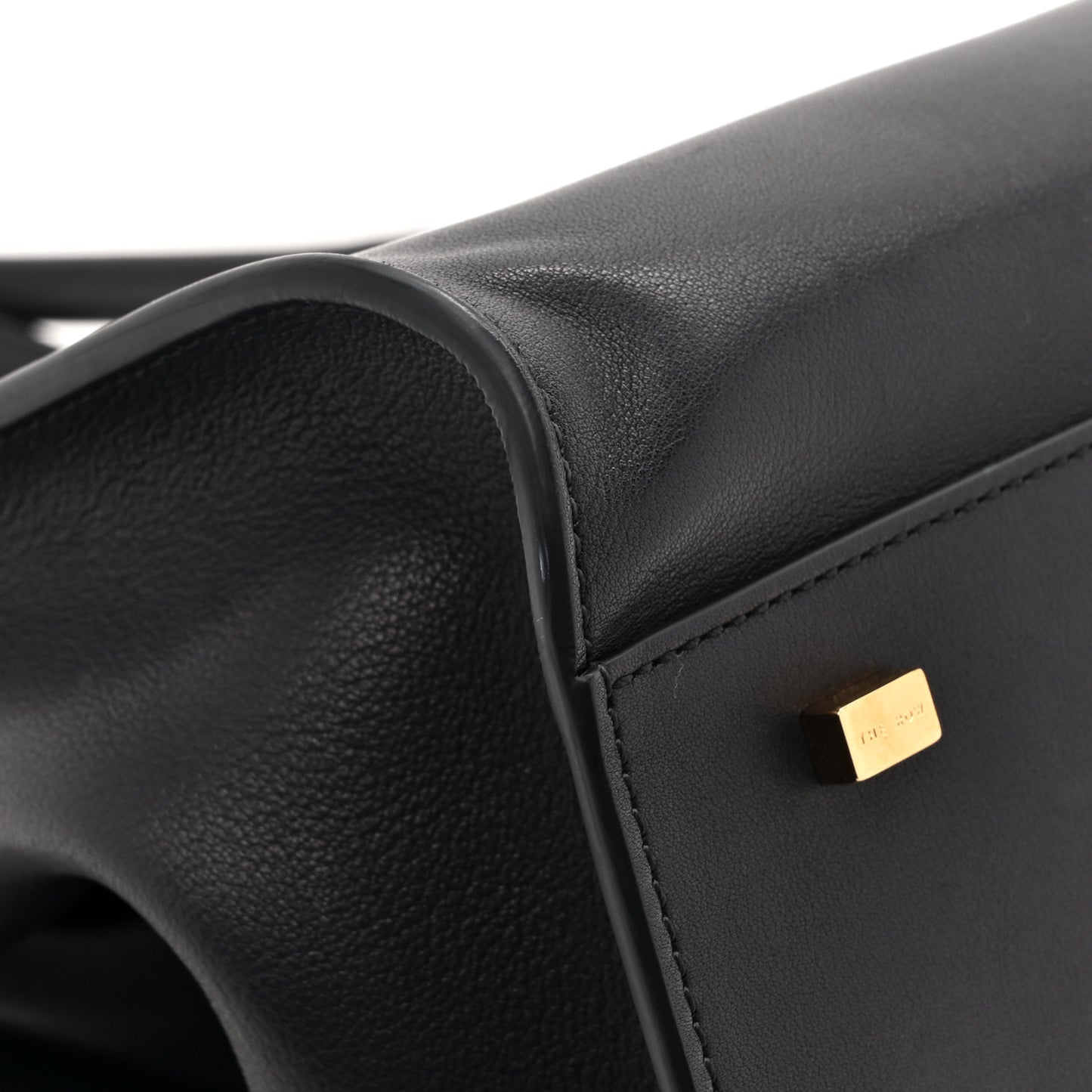 Polished Saddle Calfskin Soft Margaux 15 Black