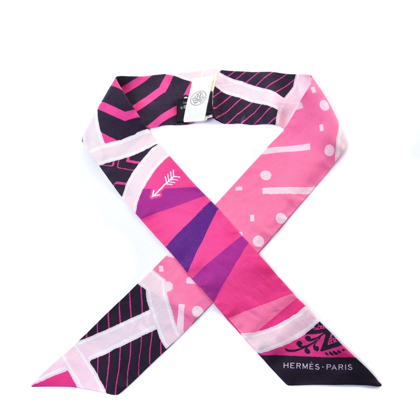 Silk Jeu de Soie Uniforme Twilly Rose Vif Black Rose