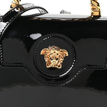 Versace Patent Mini La Medusa Bag Black 7 of 9