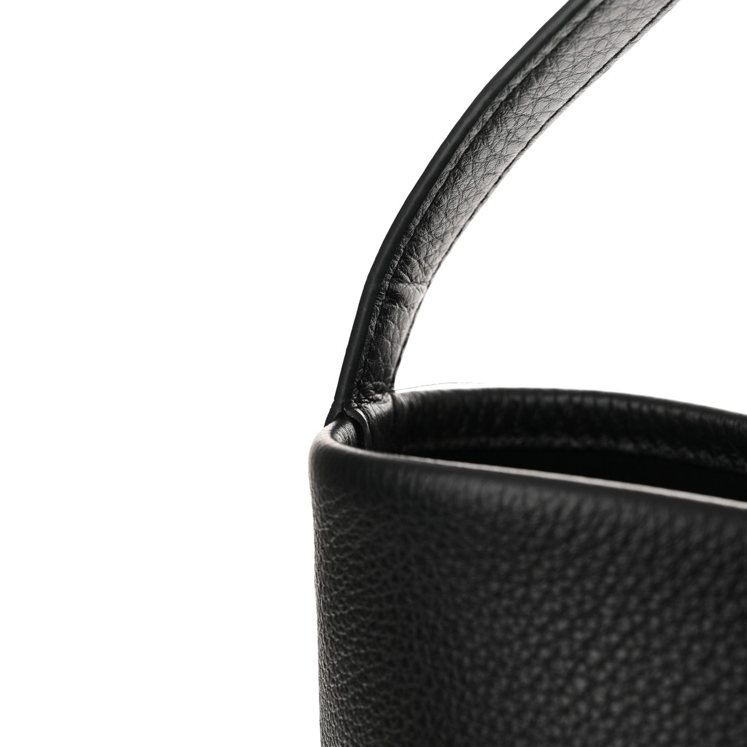 The Row Grained Calfskin Large N/S Park Tote Black 11 of 11