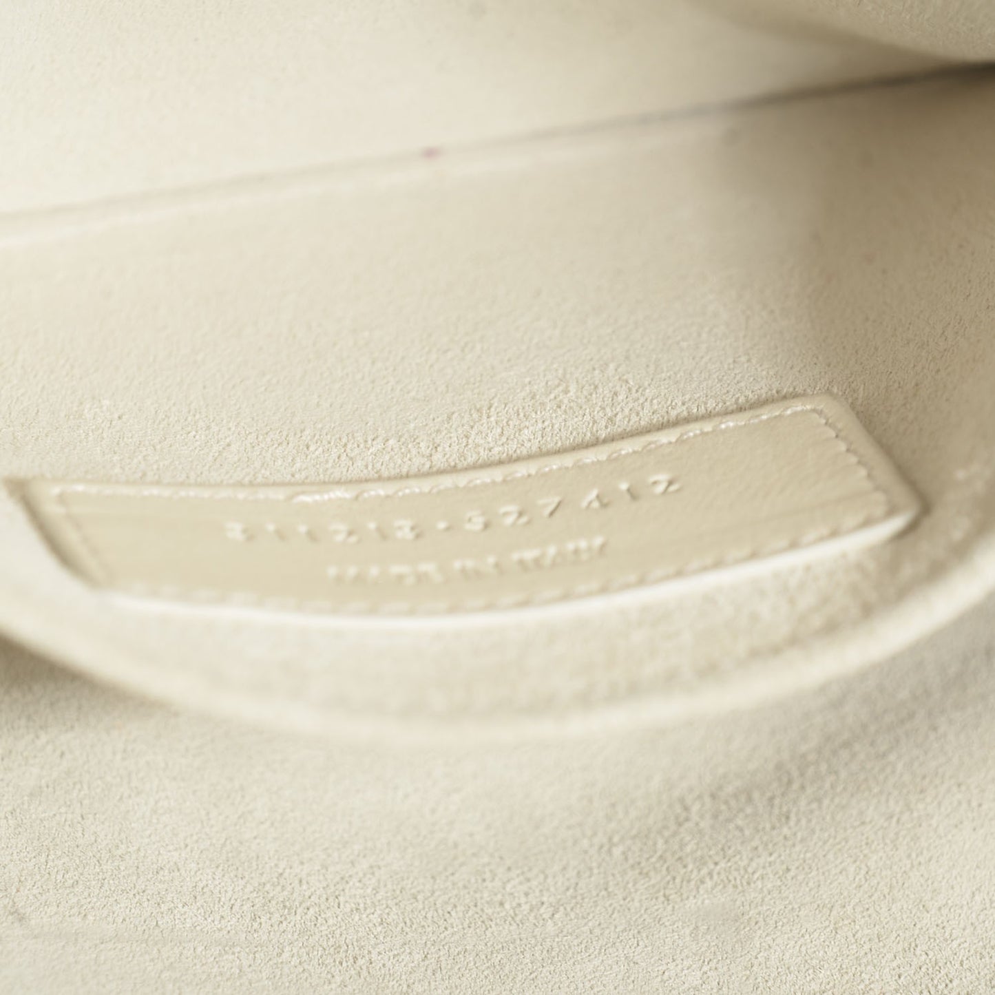 Calfskin Classic Y Clutch White