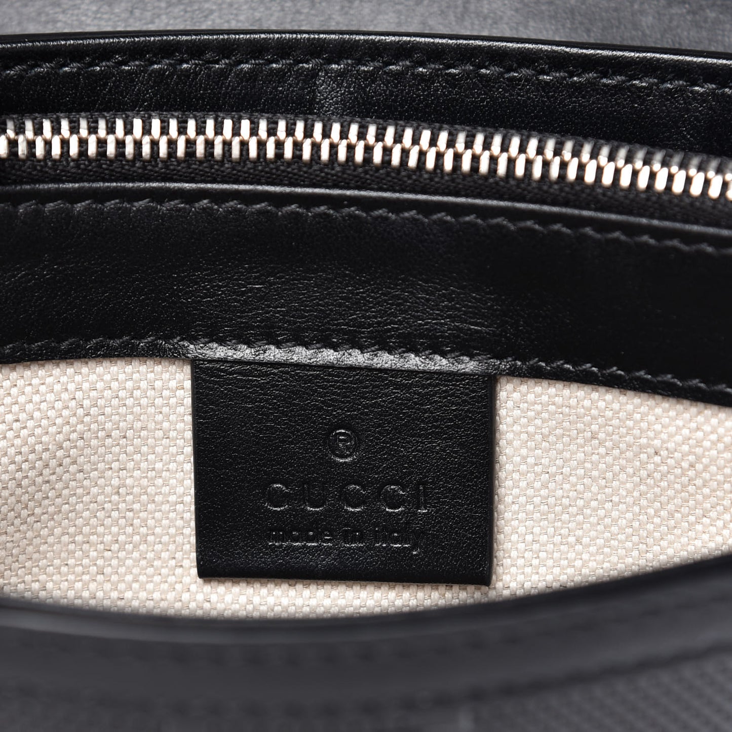 Calfskin GG Tennis Embossed Messenger Bag Black