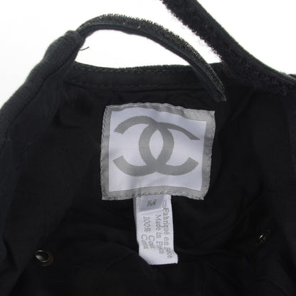 Chanel Cotton CC Cap Hat M Black 6 of 6