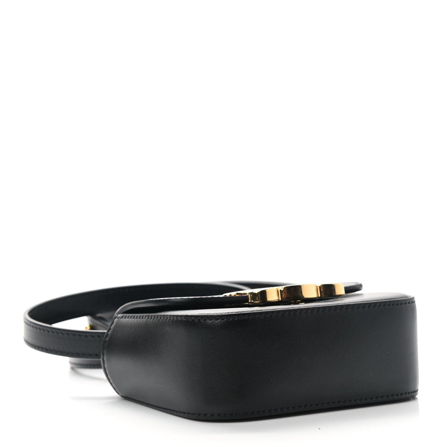 Shiny Calfskin Mini Triomphe Black