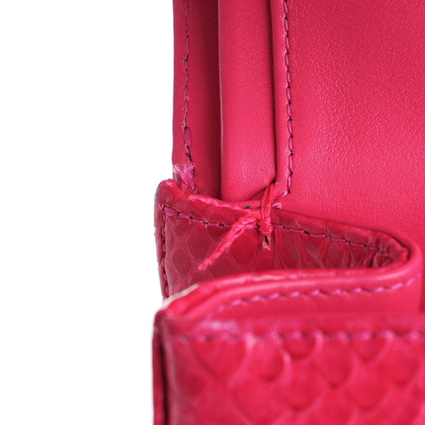 Python Jumbo Double Flap Dark Pink
