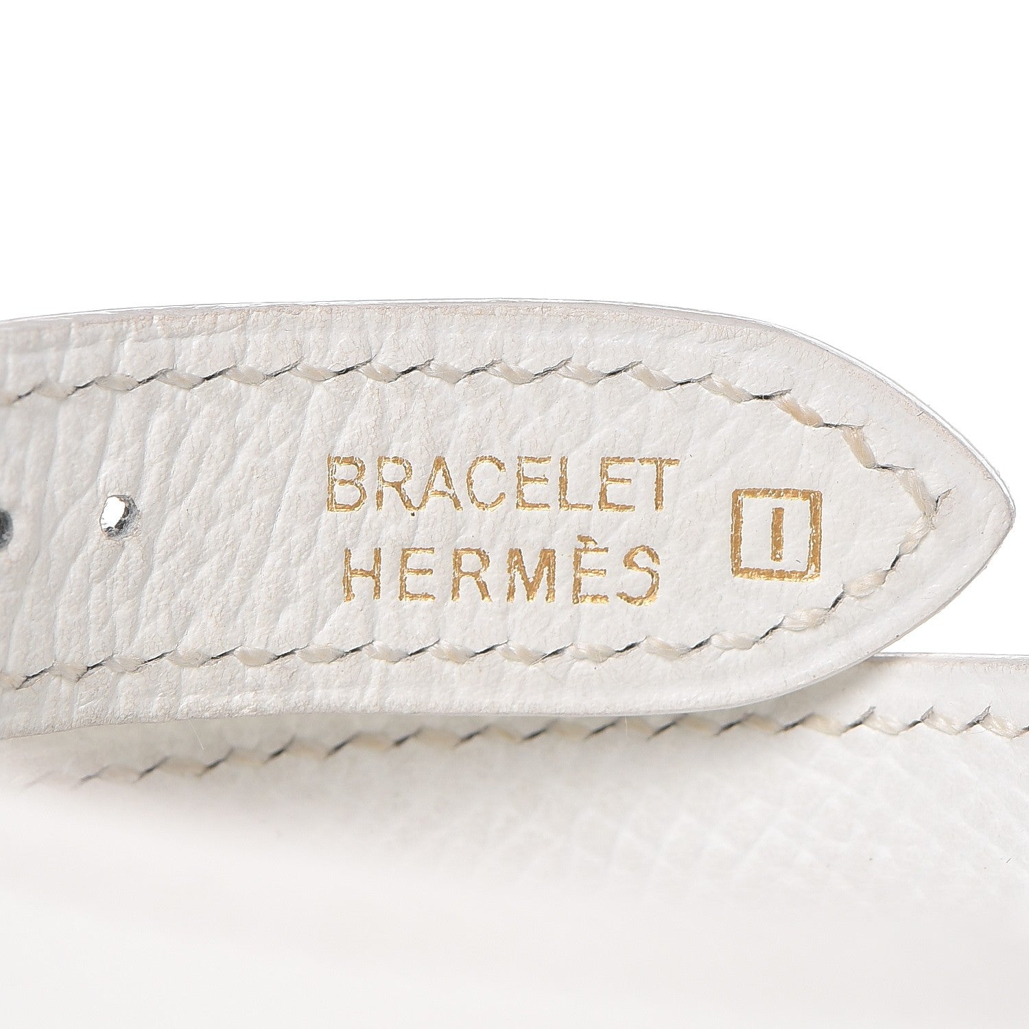 Hermes Stainless Steel Epsom 21mm Heure H Hour Double Tour Quartz Watch Blanc 5 of 7