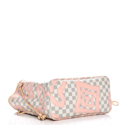 Louis Vuitton Damier Azur Tahitienne Neverfull MM 5 of 8