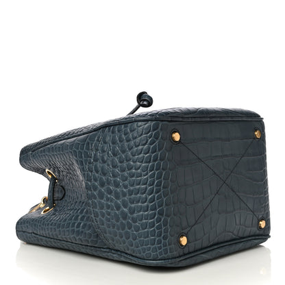 Mulberry Crocodile Embossed Hampstead Dark Stone 4 of 10