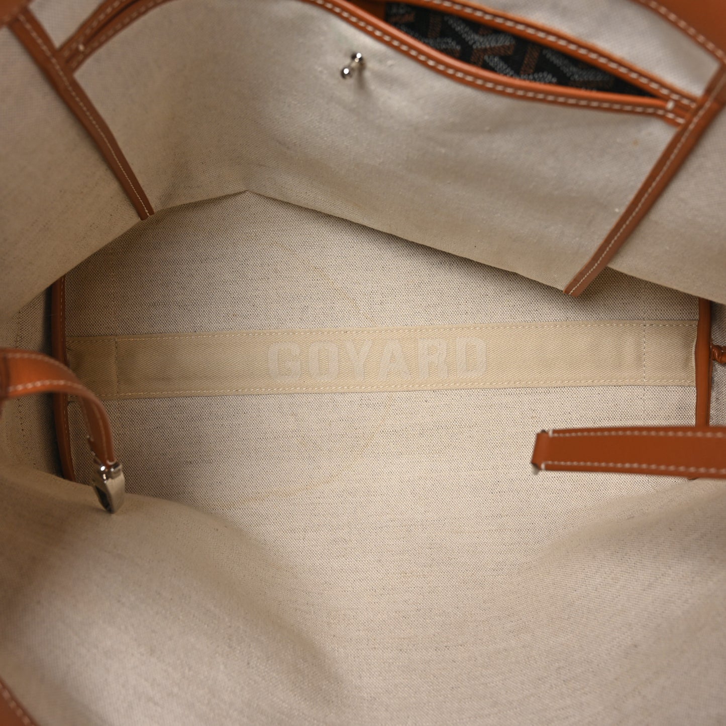 Goyardine Bellechasse Biaude Tote MM Black Gold