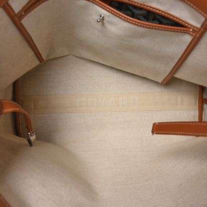 Goyard Goyardine Bellechasse Biaude Tote MM Black Gold 5 of 10