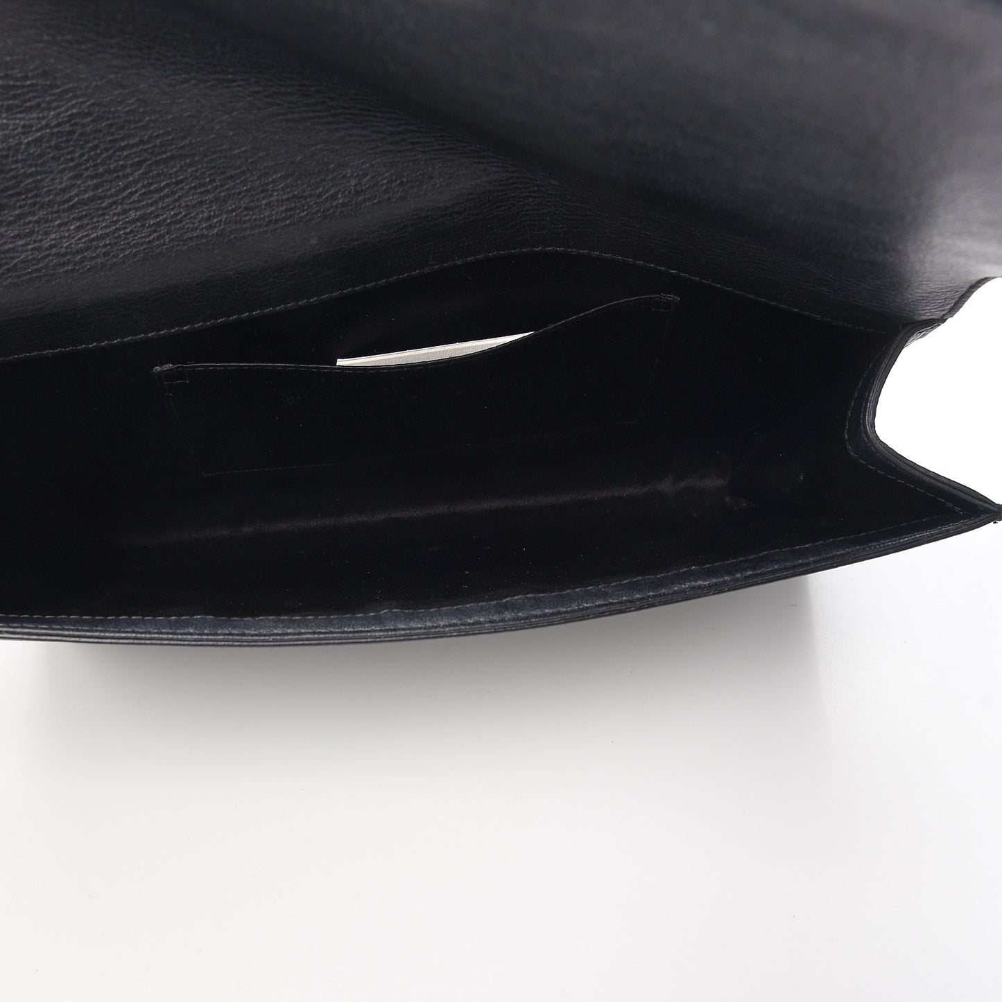 Calfskin Monogram Large Belle De Jour Clutch Black