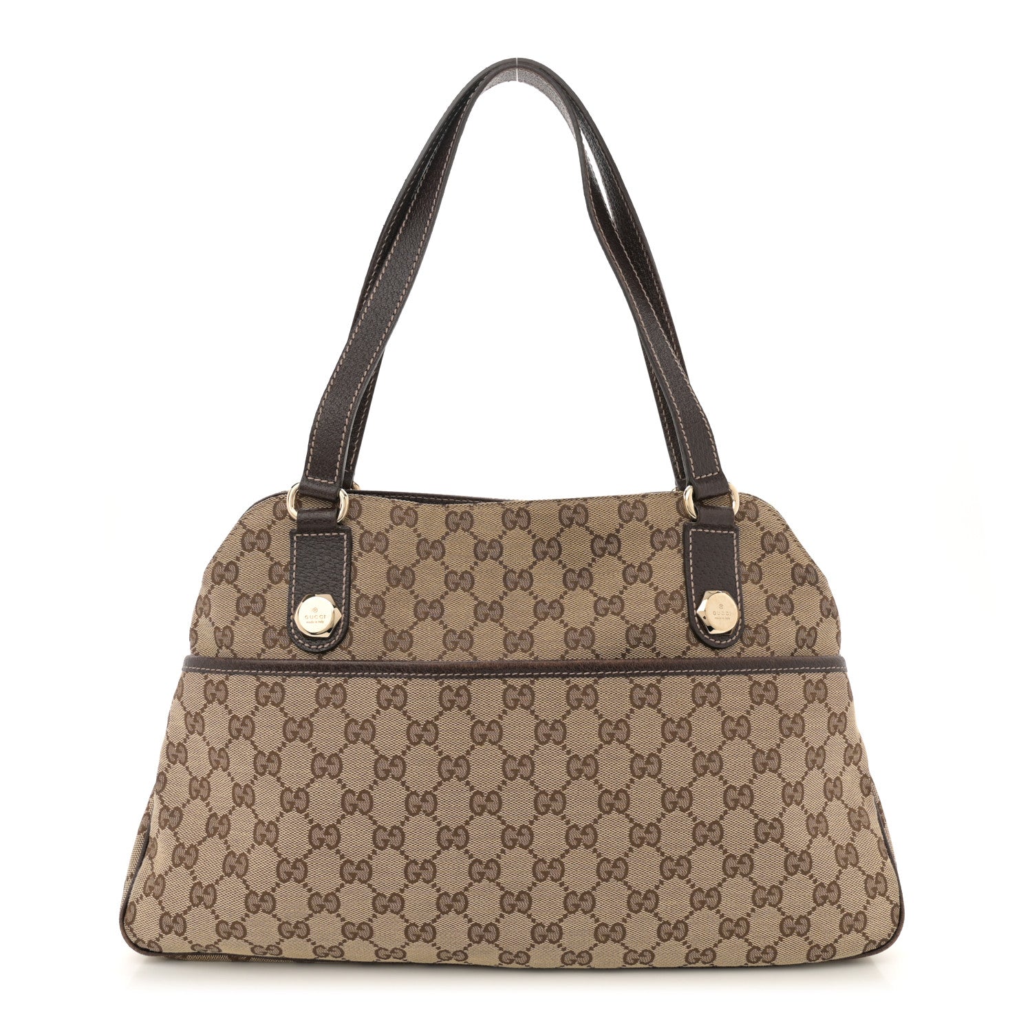 Gucci Monogram Medium Charmy Shoulder Bag Brown 1 of 11