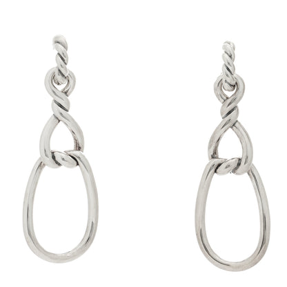 David Yurman Sterling Silver Continuance Triple Drop Earrings 1 of 4
