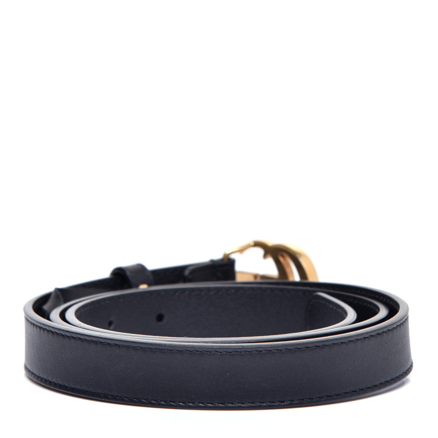 Gucci Calfskin Double G 20mm Belt 85 34 Black 2 of 5
