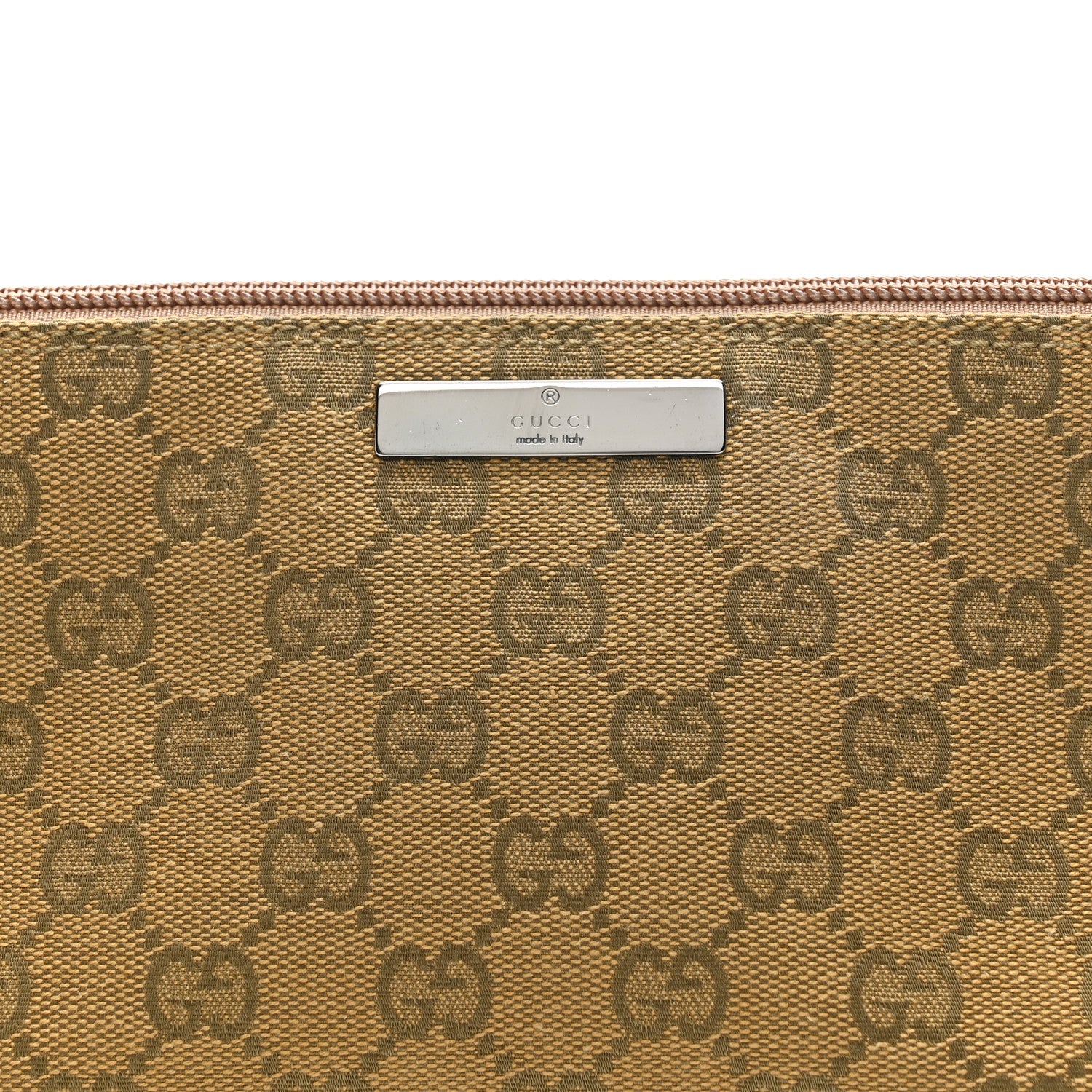 Gucci Monogram Boat Pochette Yellow 8 of 15