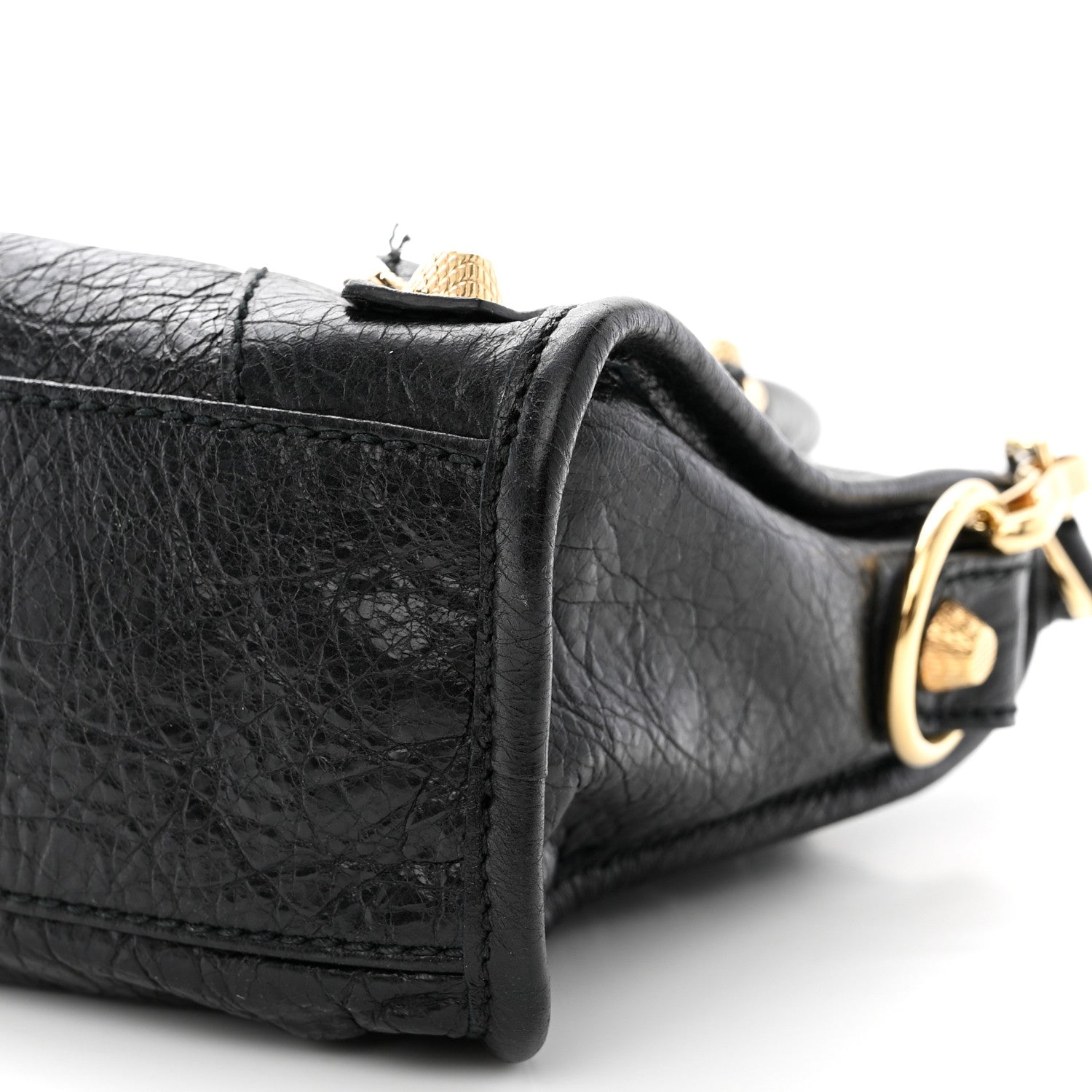 Balenciaga Agneau Giant 12 Gold Hardware Mini City Black 10 of 12