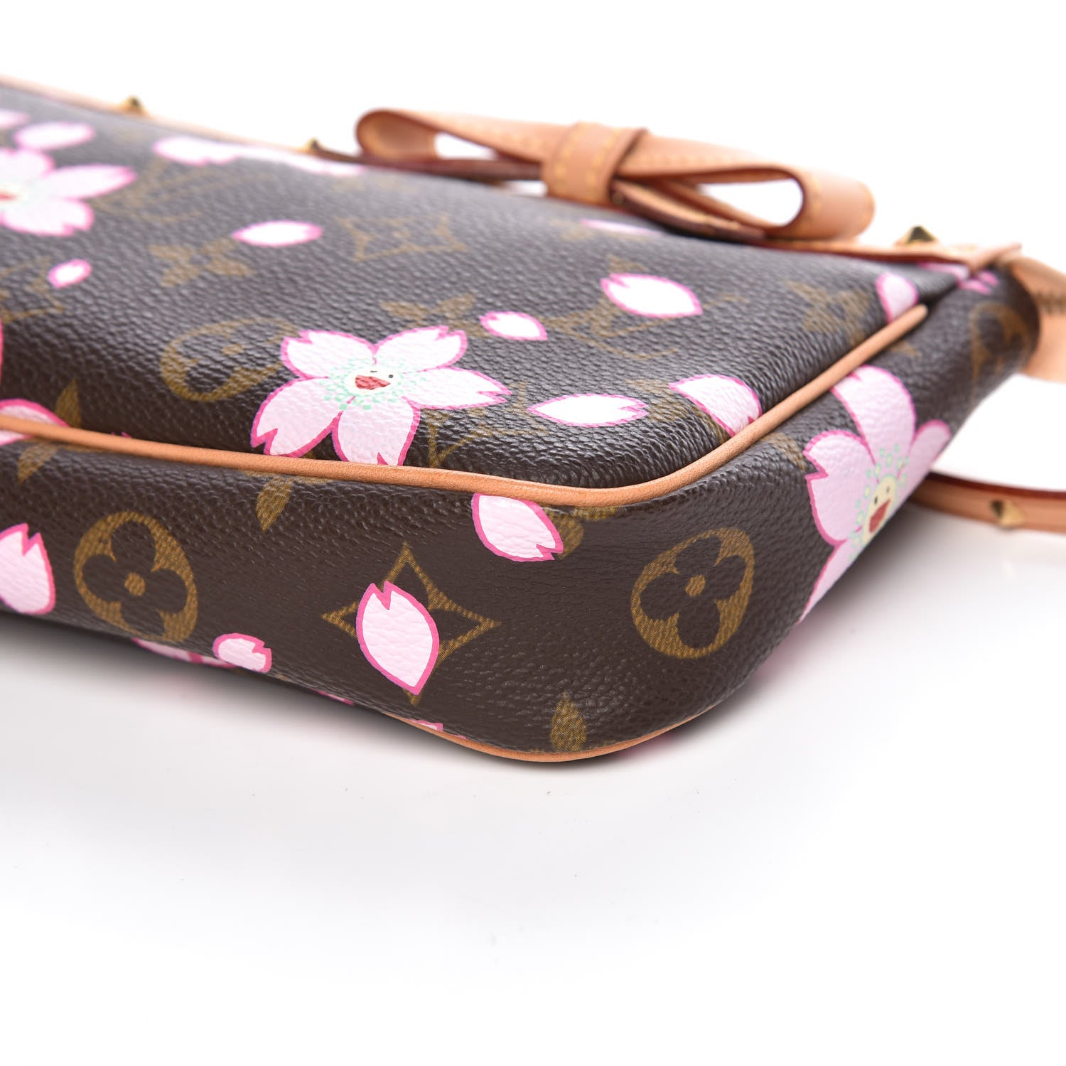Louis Vuitton Monogram Cherry Blossom Pochette Accessories Brown 6 of 10