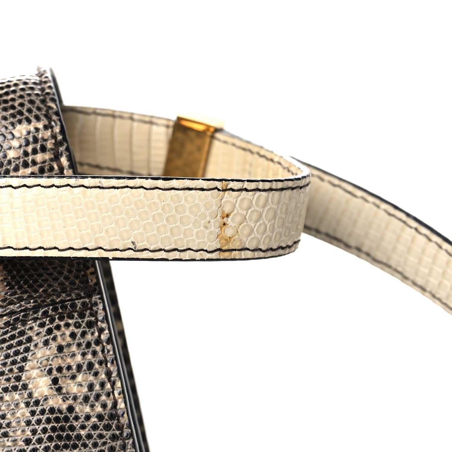 Celine Lizard Medium Classic Box Flap Bag Natural 12 of 12
