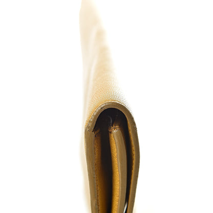 Saint Laurent Goatskin Large Belle de Jour Clutch Saffron 11 of 15